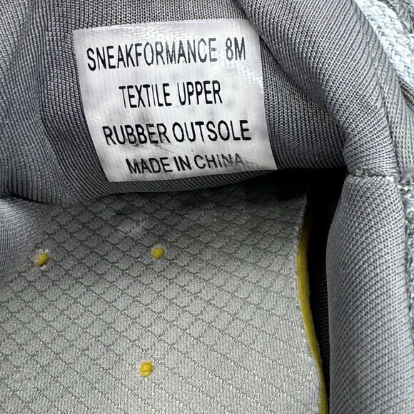 Johnnie-O Mens Sneakformance Gray Running Shoes Size 8 Sneaker Preppy School - Picture 8 of 11